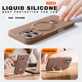 Magsafe Silicone Stand iPhone Case